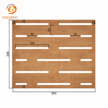 Home Theater Sound Absorption Slot Wood Timber Acoustic Panel